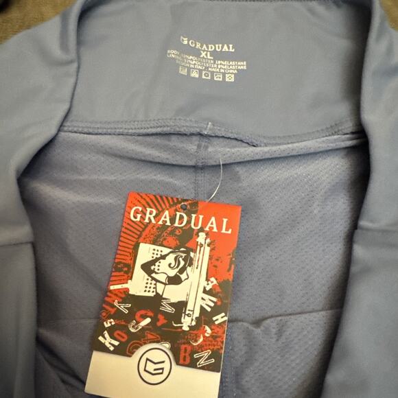 New With Tag G Gradual Golf Skorts Women with 5 Pockets XL Light Blue/Gray - Picture 4 of 7